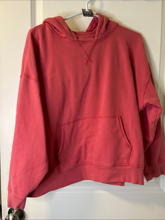 American Eagle Outfitters Sweaters - 72. American Eagle Outfitters Coral Pullover Hoodie